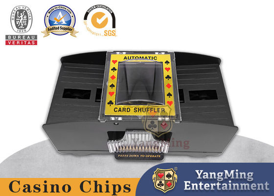 kopen Zwarte Plastic Pook Shuffler met 4 aa-Batterijen voor Dezhou Club-VIP Zaal Kaart Voor éénmalig gebruik Shuffler online vervaardiging