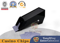 Acrylic Black Baccarat Poker Dealing Machine Casino Customized 8 Pairs of Dealing Boots