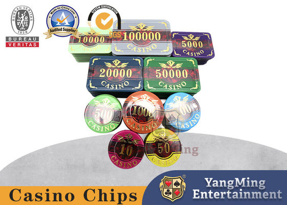 kopen De ceramische van het het Casinocasino van Macao van de 13,5 Gramnieuwigheid Pook Chip Set online vervaardiging