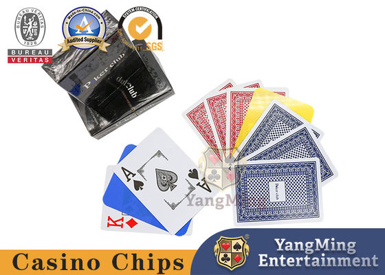 kopen PVC plastic grote speelkaarten gedrukt 33 kaarten zwarte doos voor Texas Hold'Em spel online vervaardiging