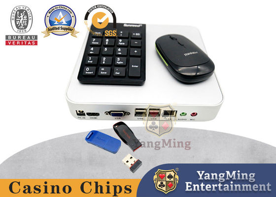kopen Casino Specific Baccarat Software Host Aluminium Alloy Zilver Poker Table Game System Computer online vervaardiging