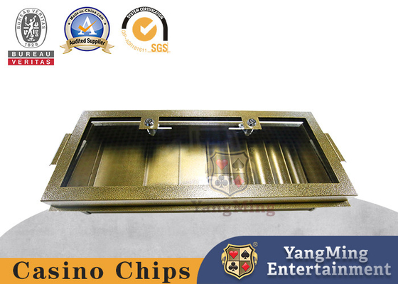 kopen 8 van het de Laagmetaal van de rijcombinatie Enige het Ijzerpook Chip Tray With Lock online vervaardiging