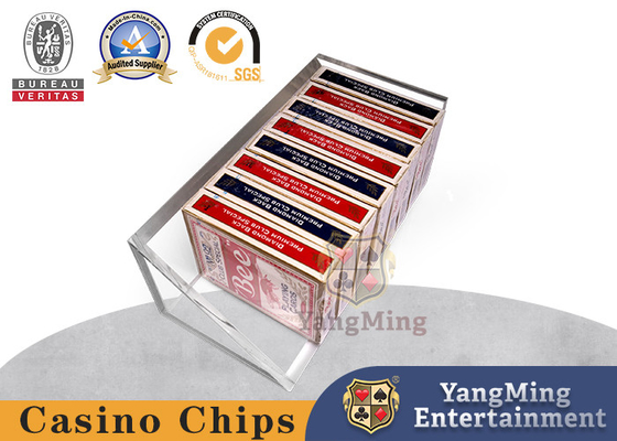 kopen 6 verwerpt het dek Acryl Volledige Poolse Casino Houder voor Blackjack online vervaardiging