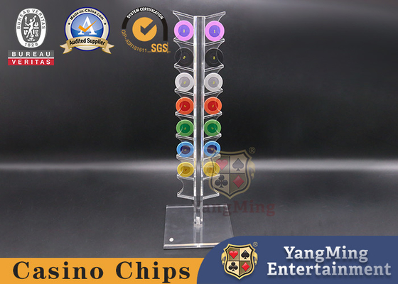kopen Volledig Transparant 8 Stuk om de Tribune van Pookchip roulette table casino display online vervaardiging