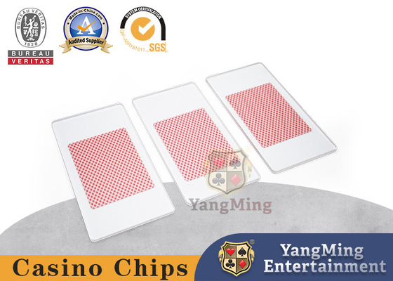 kopen Texas Black Jack Club Customized Acryl Doorzichtig Matte Playing Card Pressing Board online vervaardiging