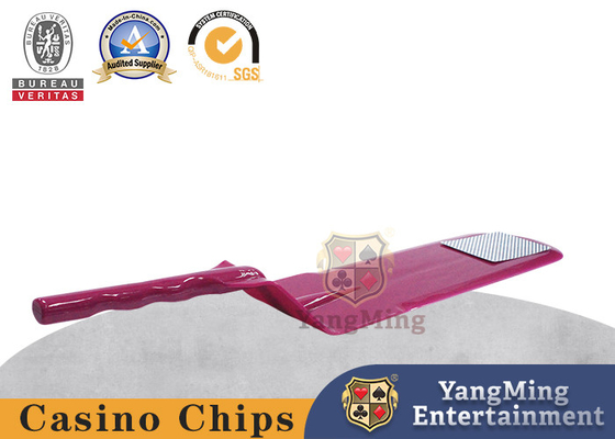 kopen Countertop van het de Lijstspel van de baccaratroulette de Toebehoren van Rose Red Acrylic Card Shovel online vervaardiging