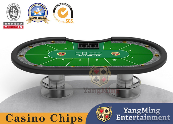 kopen Ovale de Lijstbv Certificatie van Texas Fireproof Board Game Poker van de Metaalschijf online vervaardiging