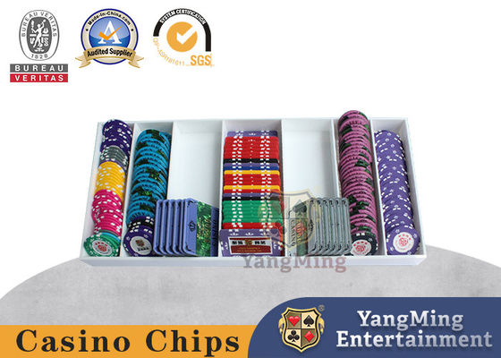Baccarat Wit Plastic Plate Casino Poker Table Game Acryl Chip Coin Box