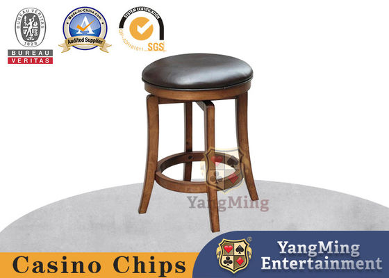 Fabrikant op maat geïmporteerd massief hout draaibare eettafel pokerclub stoel