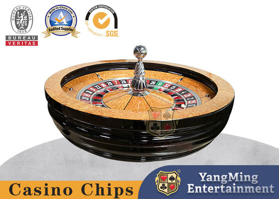 Geïmporteerd massief hout 82cm handmatig casino roulette wiel voor Baccarat Texas Hold'em Blackjack Roulette