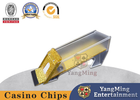 Texas Poker Baccarat Polished Gold 8 de Handelaar van de het Casinolijst van de Dekpook keurt Douane goed