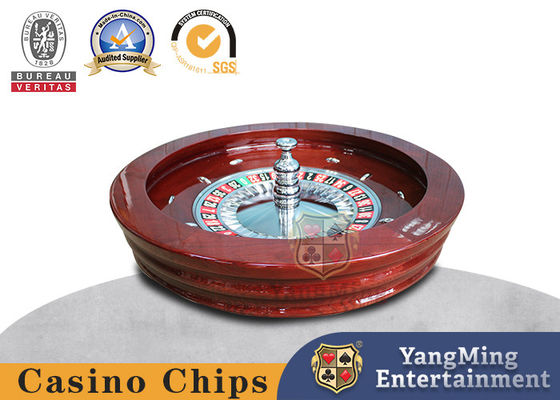 Huishoudelijke solide houten draaitafel 80cm Casino Poker Table Game Table Handmatige draaitafel