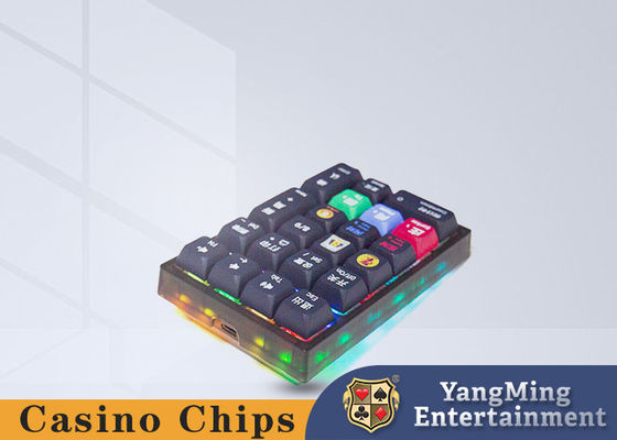Op de site Baccarat Poker Table Input Zwart Kleine Keyboard tweetalig ontwerp In Chinees En Engels