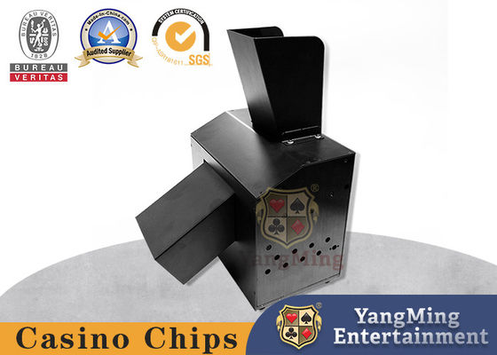 Casino Table Specific Poker Shredder, Black Metal Volledig Automatische High-Speed Shredder
