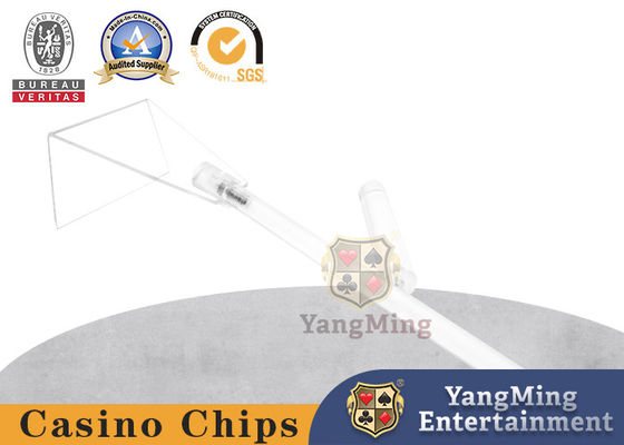 Casino Specific Chip Code Collector Roulette Poker Tafelspel Acryl Transparent Code Rake