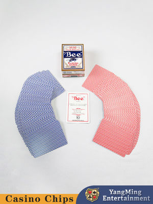 310 g Import Rood Blauw Bijen Zwart Core Poker Card Baccarat Gambling Table Dedicated Playing Card