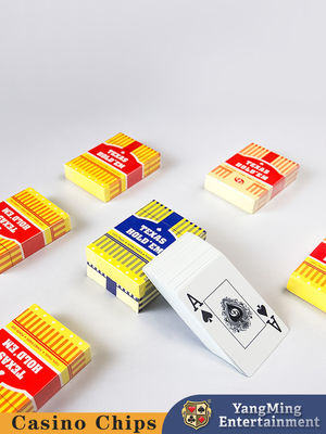 Waterdicht PVC Texas Hold'em Toernooi Plastic Cards Dubbelzijdig Bevroren Grote Letters Printing Playing Cards