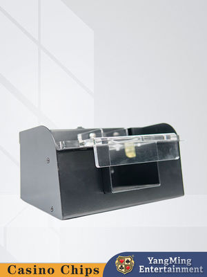 Zwart roestvrij staal poker shuffler baccarat entertainment tafelspel shuffler