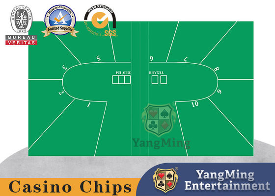 Nieuw waterdicht tafellaken Opgewaardeerd Texas Hold'Em Poker Casino Niet-afdrukken Custom Design