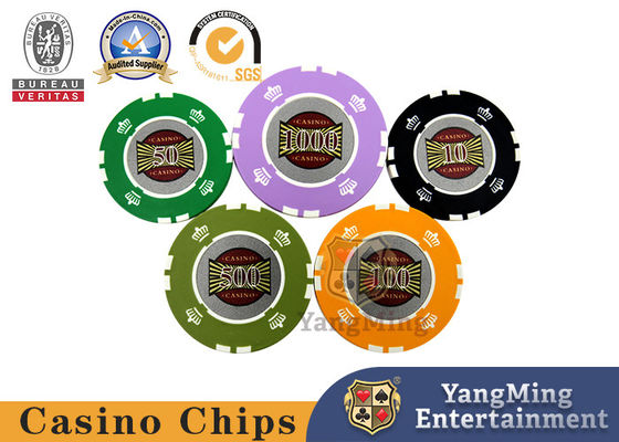 Texas Table Clay Poker Chip met 760 PCs en de Doos van de Aluminiumlegering voor Aanpassing wordt geplaatst die