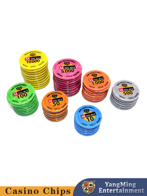 Nieuwe Custom Casino Chip ABS Acrylische Drielaag Chip Poker Chip Set Met 760 Chip Dragers