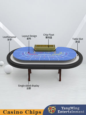 Gepersonaliseerd Entertainment 8-Bit Folding Poker Table Baccarat Casino Tablecloth Poker Game