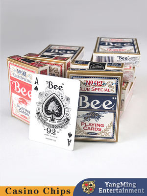 Custom Design Black Core Spelkaarten Baccarat Texas Hold'Em Tafelspel Spelkaarten