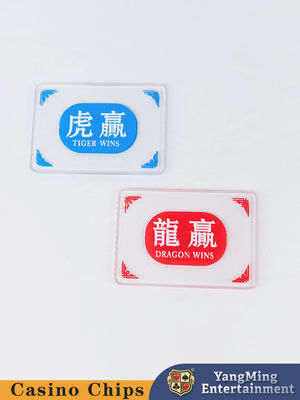 Het gokken de Toebehoren Dragon Tiger Gambling Table Texas Chips van Clubkaarten verwerpen Teller Milieuvriendelijke ym-SB02