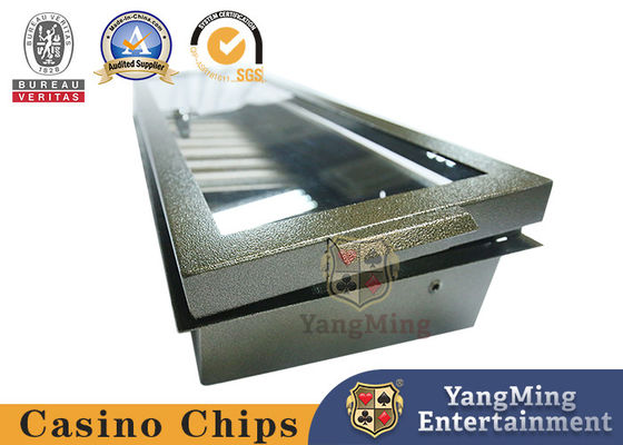 Gemakkelijk stel Pookspaander van de het Rekpook van het 1 Laagmetaal de Lijst Chip Tray With Single Lock Encryption in werking