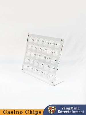 Acryl chip display stand 30 stukken van transparante poker chip display stand