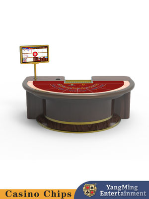 Verbeterde Half Round Treadle Baccarat Tafel Casino Entertainment Leisure Club Poker Game Table