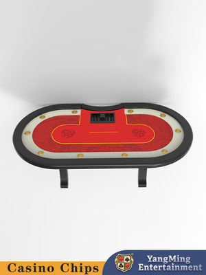 Eenvoudig opvouwbaar Texas Hold'em Poker Table 10 Speler Poker VIP Kaart Spel Table