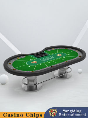 Gepersonaliseerde 10 Speler Metalen Bar Protector Texas Hold'em Poker Table Casino Recreatieve Speltafels