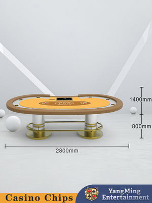 Fabriek aangepast Erwt Metal Bumper Guard Texas Hold'em Poker Table Recreatieve en Leisure Club Poker Game Table
