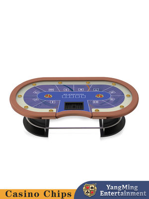 De onlangs Ontworpen Texas Casino Table Competition Oval-Lijst van de de Pookclub van de Metaalstap