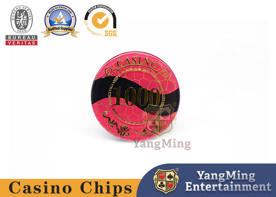 Elegante Patronen Gepersonaliseerde Casinopook Chips International Standard Color