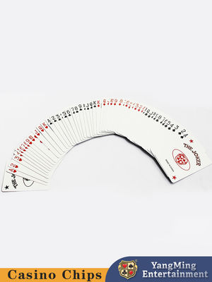 Originele gepersonaliseerde speelkaarten casino professionele rode en blauwe tweekleurige kaarten in voorraad