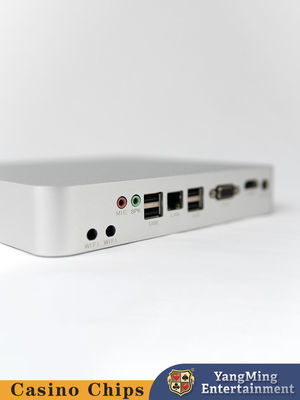 Van het de Lijstbaccarat van roestvrij staal de Zilveren Mini Computer Console Poker Casino Gastheer van het het Spelsysteem