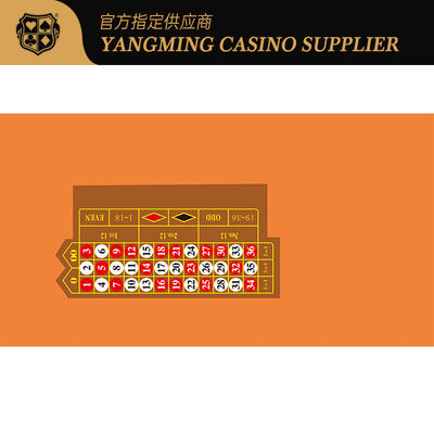 Op maat gemaakte Roulette Double 0 Game tafellaken Baccarat Texas Poker Tafellaken