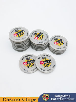 Nieuwste producten Shell Pattern Acrylic RFID Chips Intelligente identificatie Chip Poker Table Game