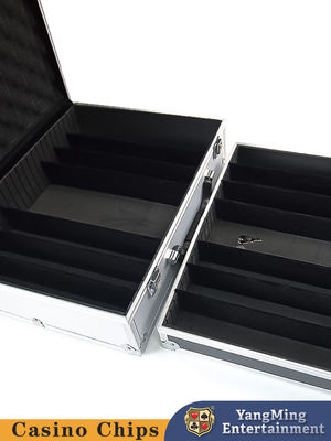 Casino ABS Poker Chips Sets Kleurrijke klei Chips Texas Hold'Em Chips Sets + Aluminium Box