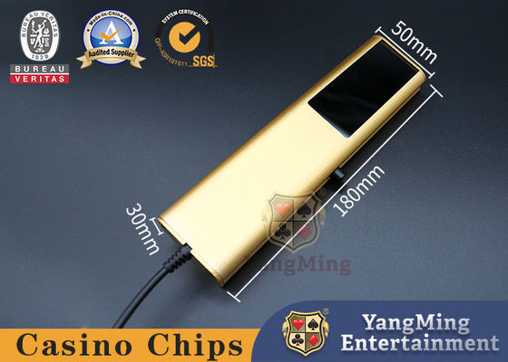 Gecertificeerde fabriek Custom Gold Gambling UV Chips Checker RFID Poker Chips Purple Light Security Core Detector