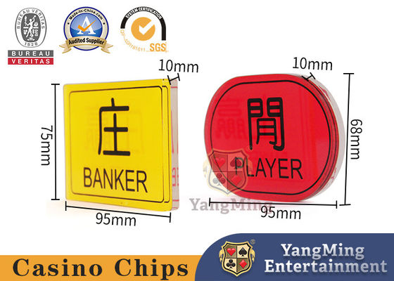 All In Button Player Banker Button Markers For Entertainment Baccarat Gambling Poker Table Bet Acrylische marker