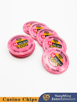 ABS RFID gokfiches, Monte Carlo Blackjack Pokerfiches met beveiligingsnummer Gebruik voor Casino Club