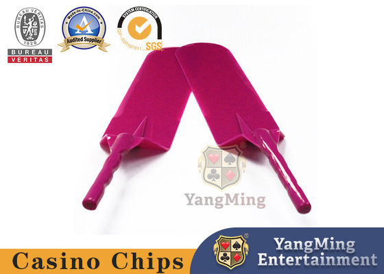 Casino Poker Club Kaarten Spelen Merk Schaaf Rood Kleur Acryl Plastic Fabriek Custom Gambling Tafel Accessoires