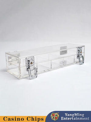 Baccarat Acryl 50mm slotchipbak voor casino-entertainment tafelpokerspelletjes