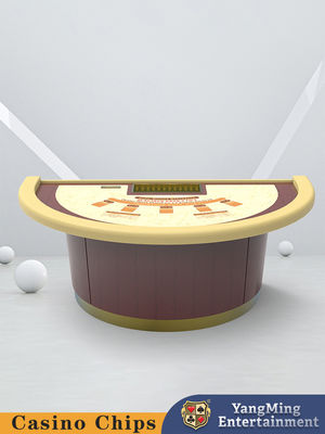 Warm te verkopen Half Round Blackjack Table Texas Club Entertainment Poker Gaming Table