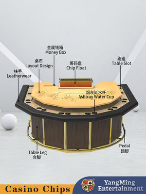Nieuwe release 7 Side Guards Blackjack Table Recreatie en Leisure Club Poker Game Table