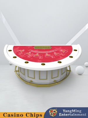 Fabrieksvoorraad Halve ronde bewaking Bar Blackjack tafel Entertainment Club Poker Game Table