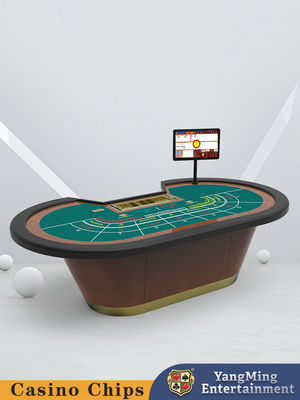 Hot Sale 8 Persoon Classic Poker Tafel Baccarat Casino Entertainment Game Poker Tafel
